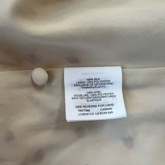 Madewell Silk Clover Cream Button-Front Dress in Fresh Strawberries Print, 0 - Picture 11 of 14
